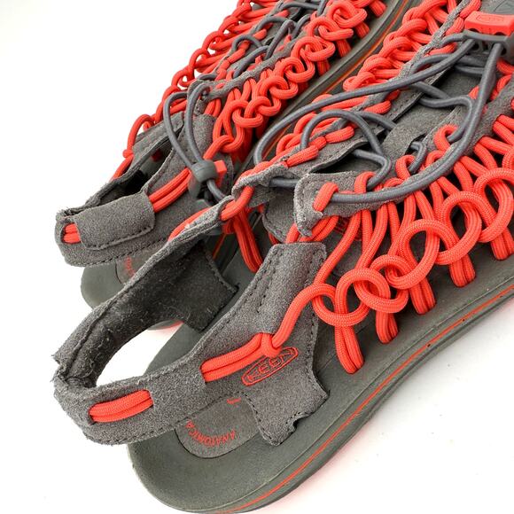 Keen Women's Uneek Pink Paracord Bungie Sandals Size 8 - Picture 2 of 7